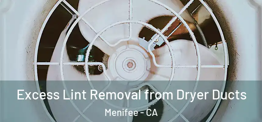 Excess Lint Removal from Dryer Ducts Menifee - CA